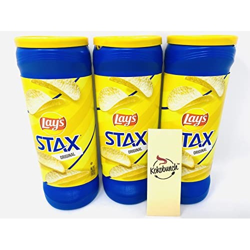 Lays Stax Chips Potato Crisp Original Flavors Snack Pack Chip Bu