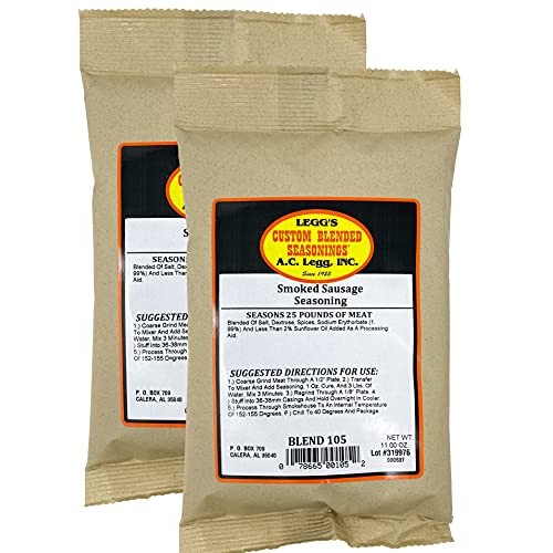 Leggs Custom Blended Seasonings - Smoked Sausage - 2 Pack of 11 ...