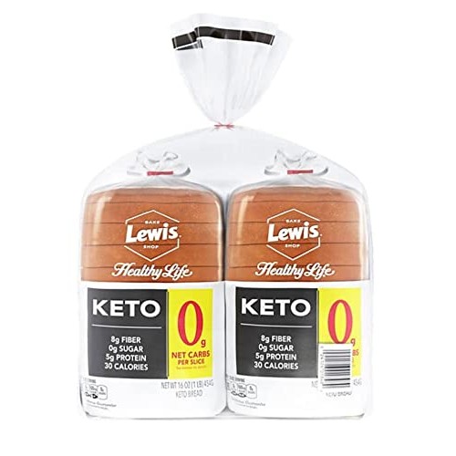 Lewis Healthy Life Keto Bread Loaf 16 Oz 2 Pk