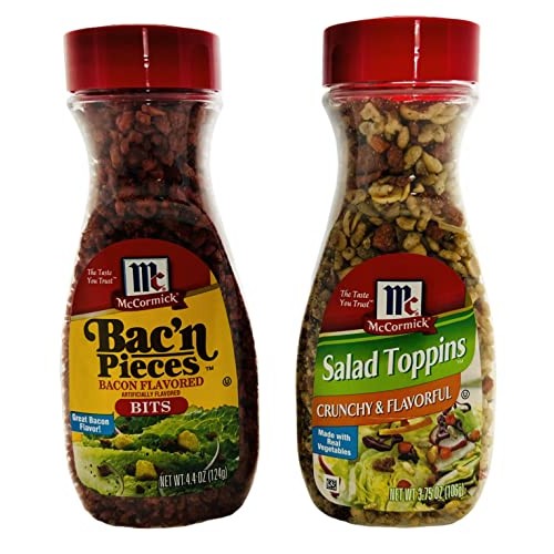 McCormick Crunchy Salad Toppings and Bacon Flavored Bits Bundle ...