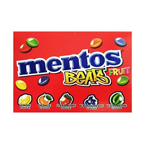 Mentos Beats Fruit Candy Mint - Chewy Sweets With Assorted Flavo...