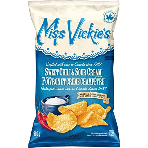 Miss Vickies Sweet Chili & Sour Cream Kettle Cooked Potato Chip...