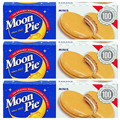 Moon Pie -Minis 3 Boxes of - Banana - 6 pies per box, 3 Boxes ...