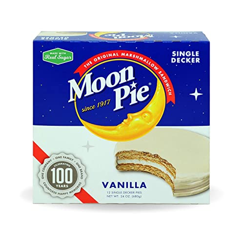 Moon Pie Single Decker Original Marshmallow Sandwich Bundle - Ch...