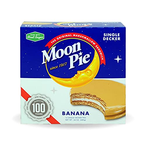 Moon Pie Single Decker Original Marshmallow Sandwich Bundle - Ch...