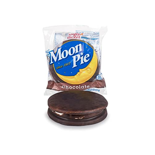 Moon Pie Single Decker Original Marshmallow Sandwich Bundle - Ch...