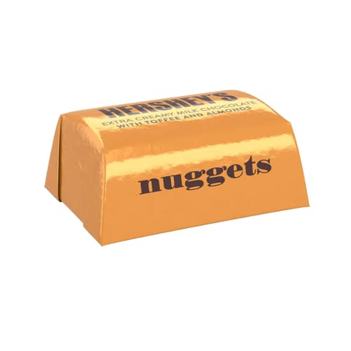 Nuggets Extra Creamy Milk Chocolate with Toffee & Almonds, 3 Pounds