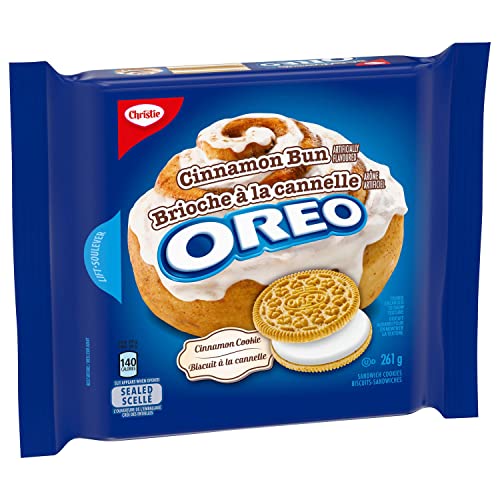 Oreo Cinnamon Bun Sandwich Cookies, 261g/9.2oz Pack of 14 Ship...