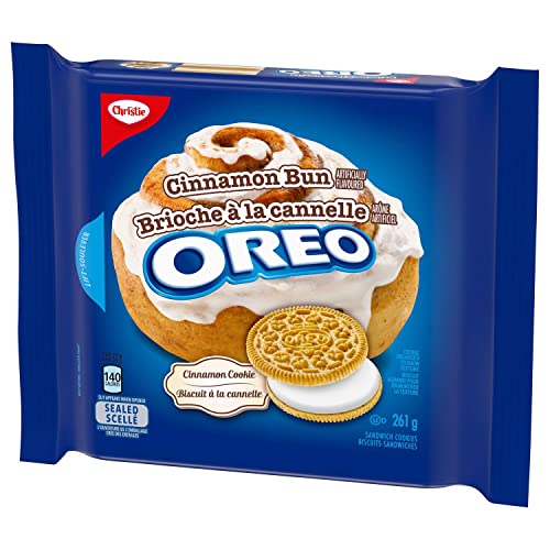 Oreo Cinnamon Bun Sandwich Cookies, 261g/9.2oz Pack of 14 Ship...