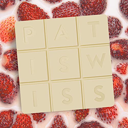 Patislove Handmade White Chocolate With Strawberry, Extra Creamy...