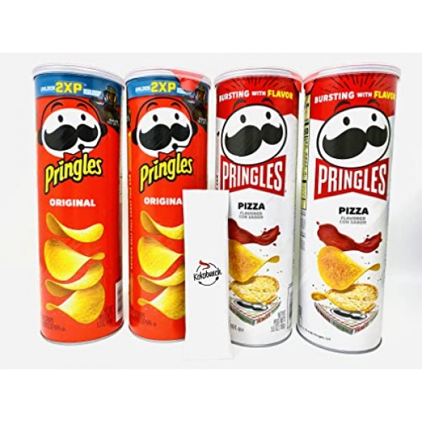 Pringles Original Pizza Flavored Snacks Potato Chips Crisps ...