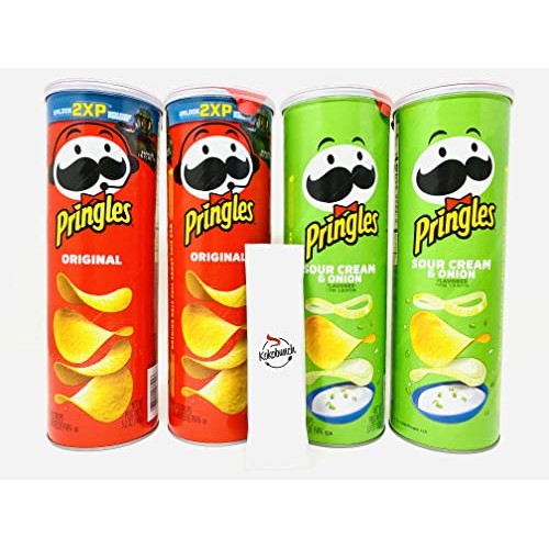 Pringles Original Sour Cream &Amp; Onion Flavored Snacks Potato Chip