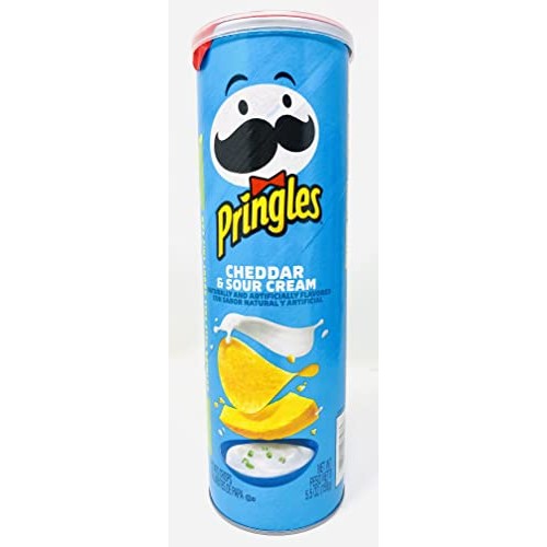 Pringles Potato Chips Variety Pack Bbq Cheddar &Amp; Sour Cream Snac