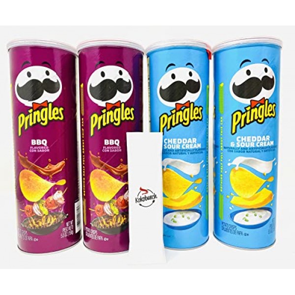 Pringles Potato Chips Variety Pack BBQ Cheddar & Sour ...