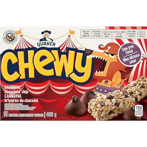 Quaker Chewy Quaker Chewy Chocolate Chip Granola Bars Peanut-fre...