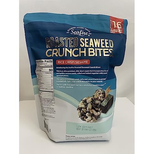 Roasted seaweed crunch bites