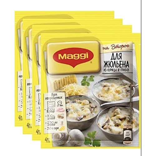 Seasoning Maggi for the second chicken and mushroom julienne 26 ...