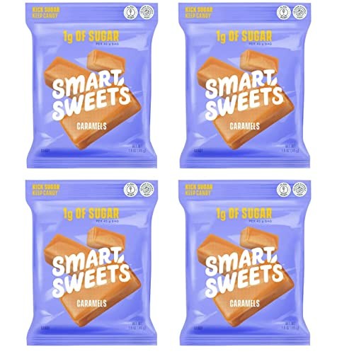 Smart Sweets Caramel Bites, 1.6 Ounce Pack Of 4