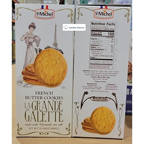 St Michel French Butter Cookies La Grande Galette 21.6oz 600g T...