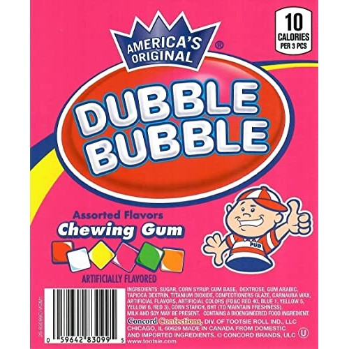 SweetXO Dubble Bubble Assorted Chewing Gum 8oz