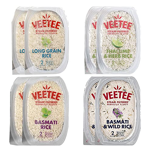 Veetee Rice Sampler - 2 Minute Rice Microwavable Meals - Instant...