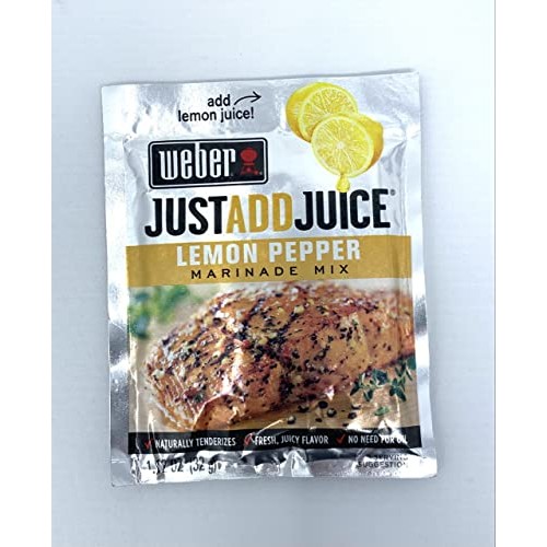 Weber Variety 5-Pack Just Add Juice Marinade Mix: Citrus Herb, G...