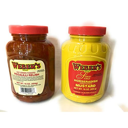 Webers Horseradish Mustard with Piccalilli Relish