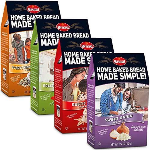 Wild About Bread - Bread Mix Variety Pack - Set Of 4 Flavors - Q