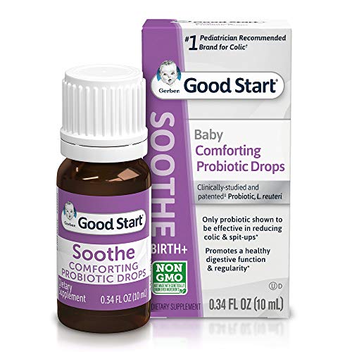 Gerber Soothe Baby Everyday Probiotic Drops For Newborn, Infants