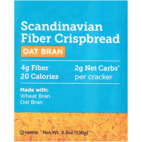 Gg Scandinavian Fiber Crispbread, Oat Bran, 15 Count