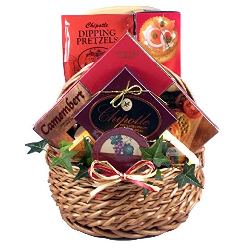 Gift Basket Village Savory Snacks, Cheese And Sausage