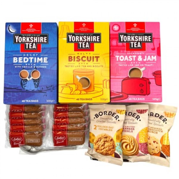 Buy Tea Gift Basket | British Tea Selection, Lotus Biscoff Cookies, Border  Biscuits, Tea Lovers Poem and Teaspoon Online at desertcartINDIA