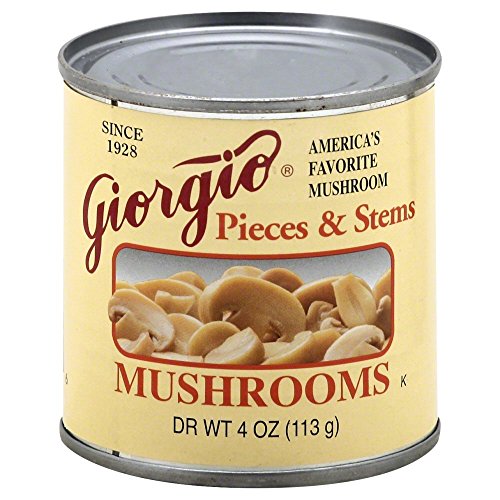 Giorgio Mushroom Pieces N Stem 6 Pack