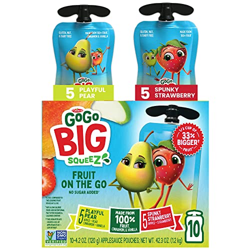 Gogo Squeez Big Variety Pack Apple Strawberry/Pear Cinnamon Van