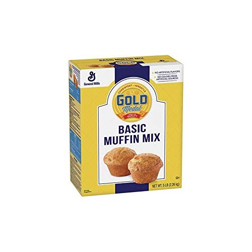 Gold Medal Basic Muffin Mix, 5 Lb Box Pack of 6