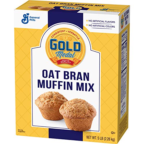 Gold Medal Oat Bran Muffin Mix, 5 Lb Box Pack of 6