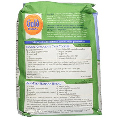 Gold Medal, Organic All Purpose Flour, 5 Lb