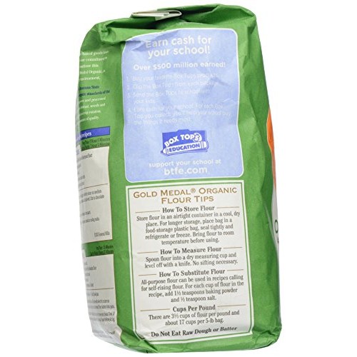 Gold Medal, Organic All Purpose Flour, 5 Lb