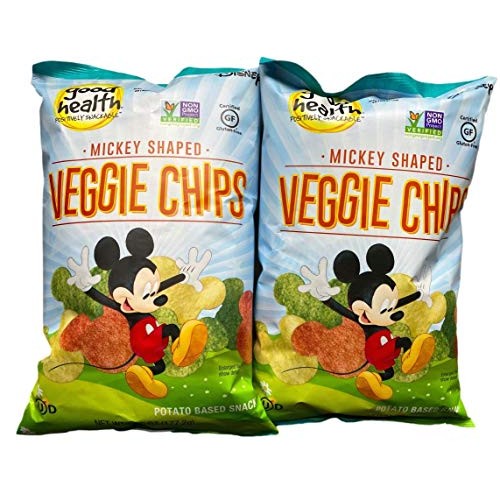 Disney Mickey Mouse Shaped Veggie Chips Children’S Healthy Snack