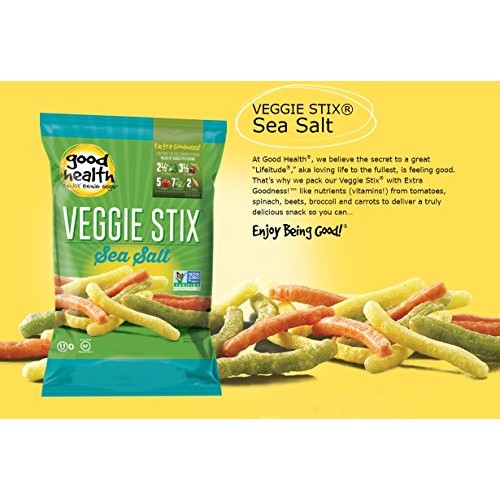 Good Health Veggie Stix, Sea Salt, 1 Oz. Bag, 24 Pack – Gluten F