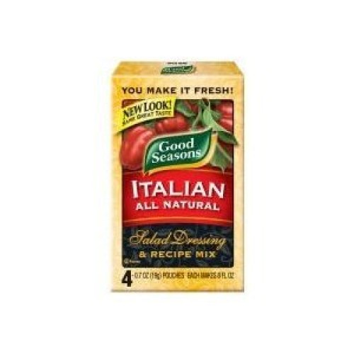 Kraft, Good Seasons, All Natural, 4 Italian Dressing Mix Packets