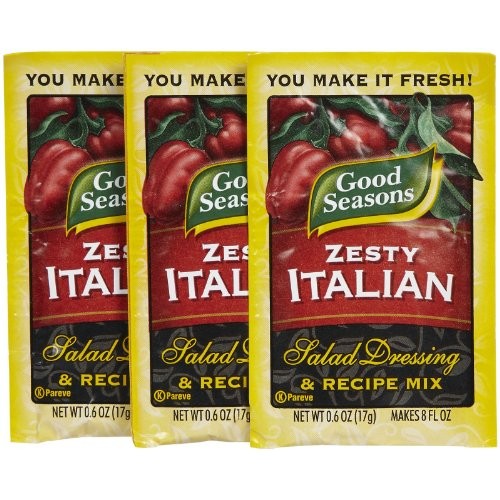 Good Seasons Zesty Italian Dressing Mix, 0.6 Oz, 3 Pk