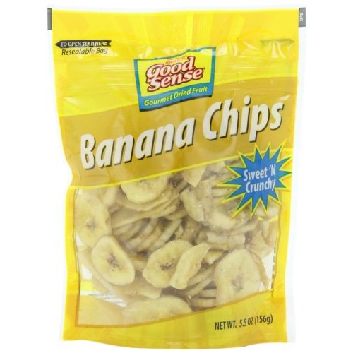 Good Sense Banana Chips, 5.5-Ounce Pack Of 12