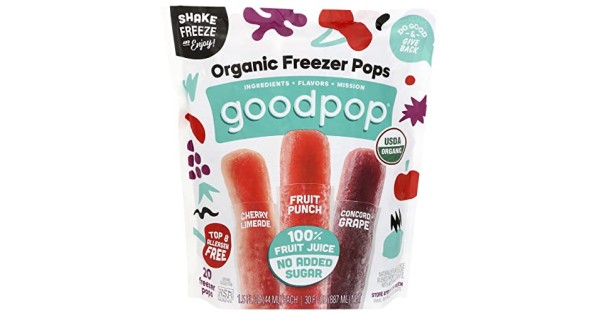 Goodpop Freezer Pops, Organic, Assorted - 20 pack, 1.5 oz