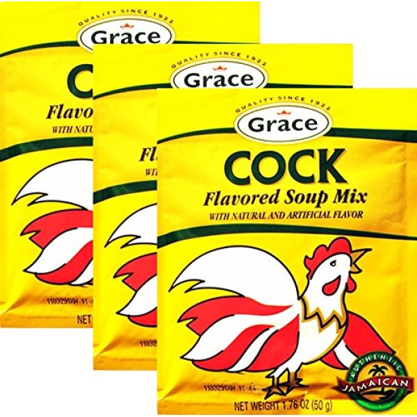 Grace Cock Soup Mix 1 76 Oz Pack Of 3