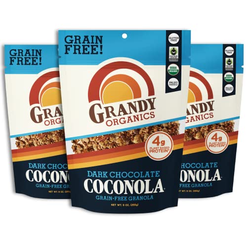 Grandy Organics Dark Chocolate Coconola Gluten Free Granola - Ce...