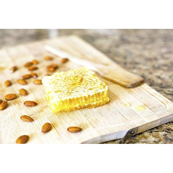 TAJ All-Natural Raw Honeycomb Honey Comb, 400g (14.10oz)
