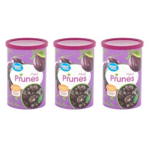 18 Oz Great Value Pitted Dried Prunes Pack Of 3