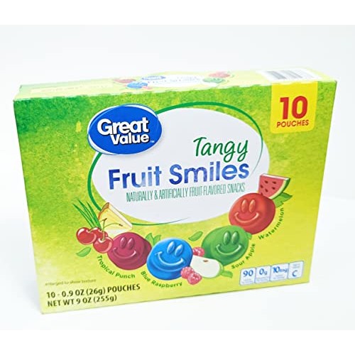 GOKUL BRANDS - Great Value - Gluten Free Tangy Fruit Smiles Frui...