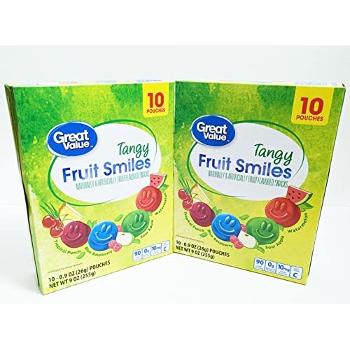 GOKUL BRANDS - Great Value - Gluten Free Tangy Fruit Smiles Frui...